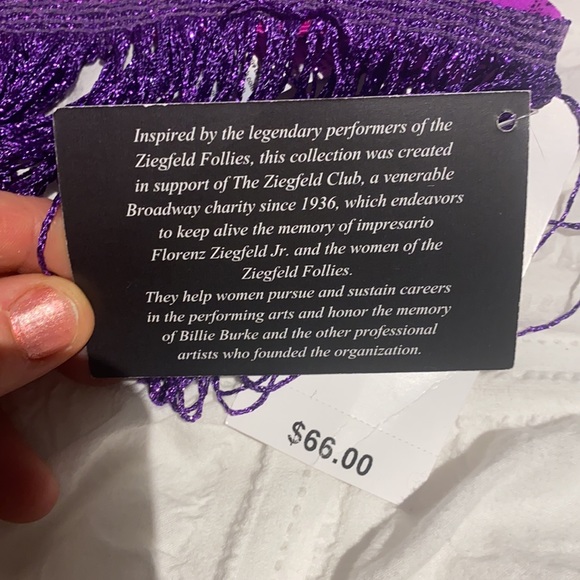 Rare NWT Hanky Panky after midnight purple tassel & lace bralette - Picture 8 of 13